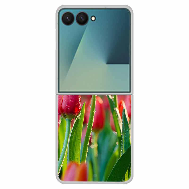 Phone Case For Samsung Galaxy Z Flip 7 5G Case ZFlip 7 Funda 6.9" Clear Plastic / PC Hard Coque For Samsung Galaxy Z Flip7 Cases