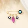 Yutsai Korean Style Cartoon Cute Expression Brooch Zircon Alloy Brooch Pin Jewelry Gifts PD2304