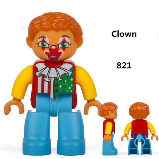 

Duplo Compatible City Character Staff Man Building Blocks Kids Minifigures Toys 309#