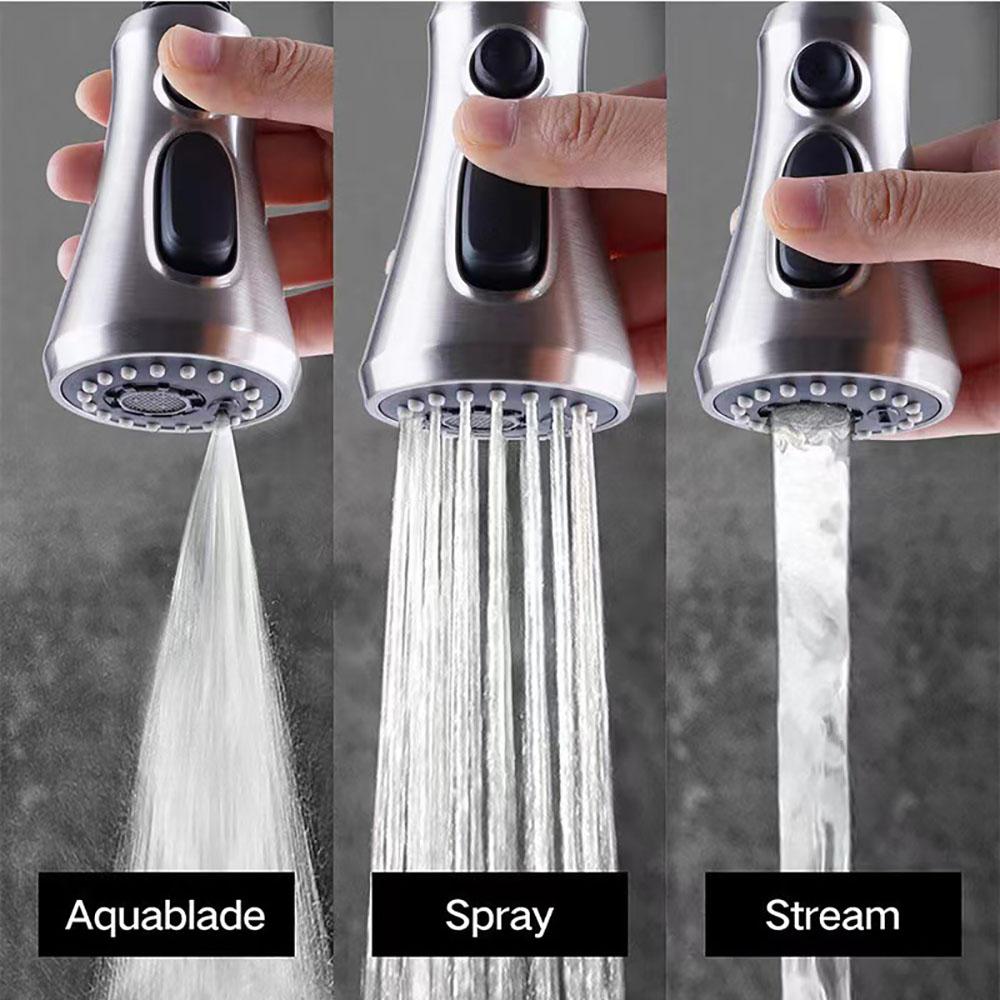 Pull Down Spray Head for Kitchen Faucet 3 Modes Kit