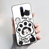 Coque Mignonne Pour Sony Xperia 1 / Xperia XZ4 Fundas Coque Imprimée Housse de Protection Silicone Souple Dessin Animé Noir Coque Capa