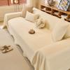 Full Coverage Straight Sofa Cover All-Season Sofa Throw Non-Slip Washable Pet-Friendly Couch Cover Blanket Living Room Mats