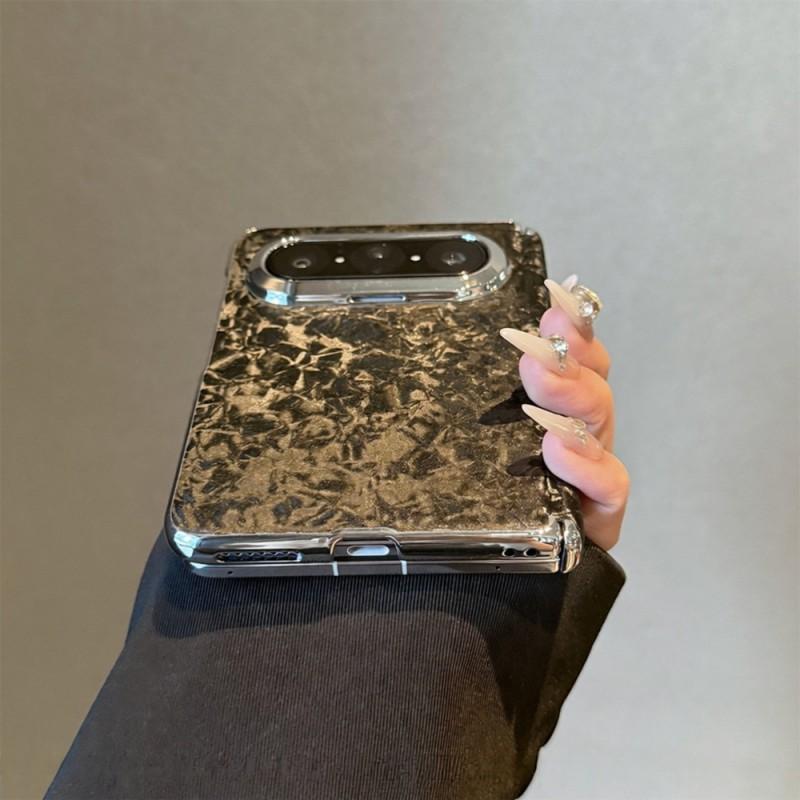 Pura X Max Foldable Phone Case Velvet Matte Shell With Mother-of-Pearl INS Style Protective Cover