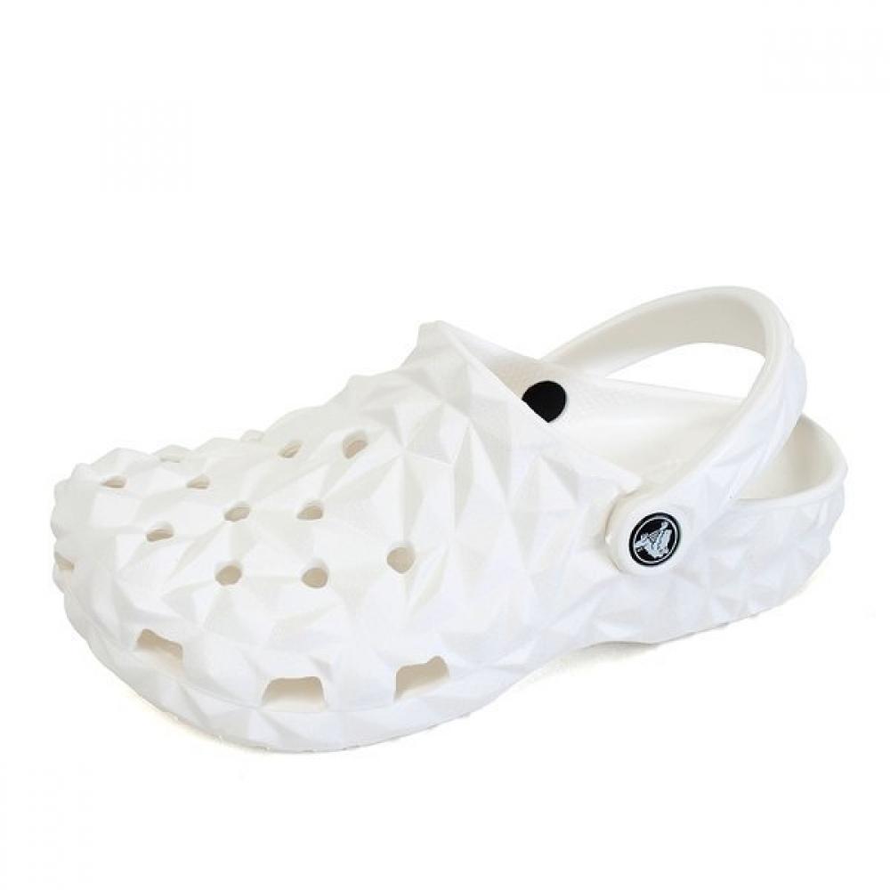 

Crocs Classic Geometric Clog Slippers White 209563 100 209563100:230mm(M4/W6)