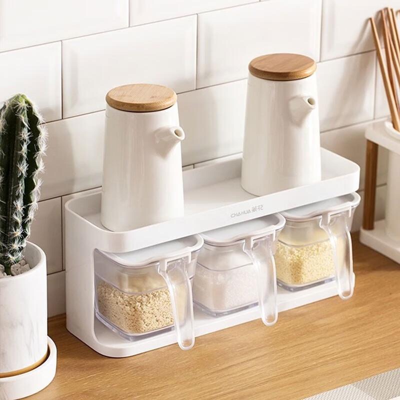 Camellia Condiment Storage Rack Set