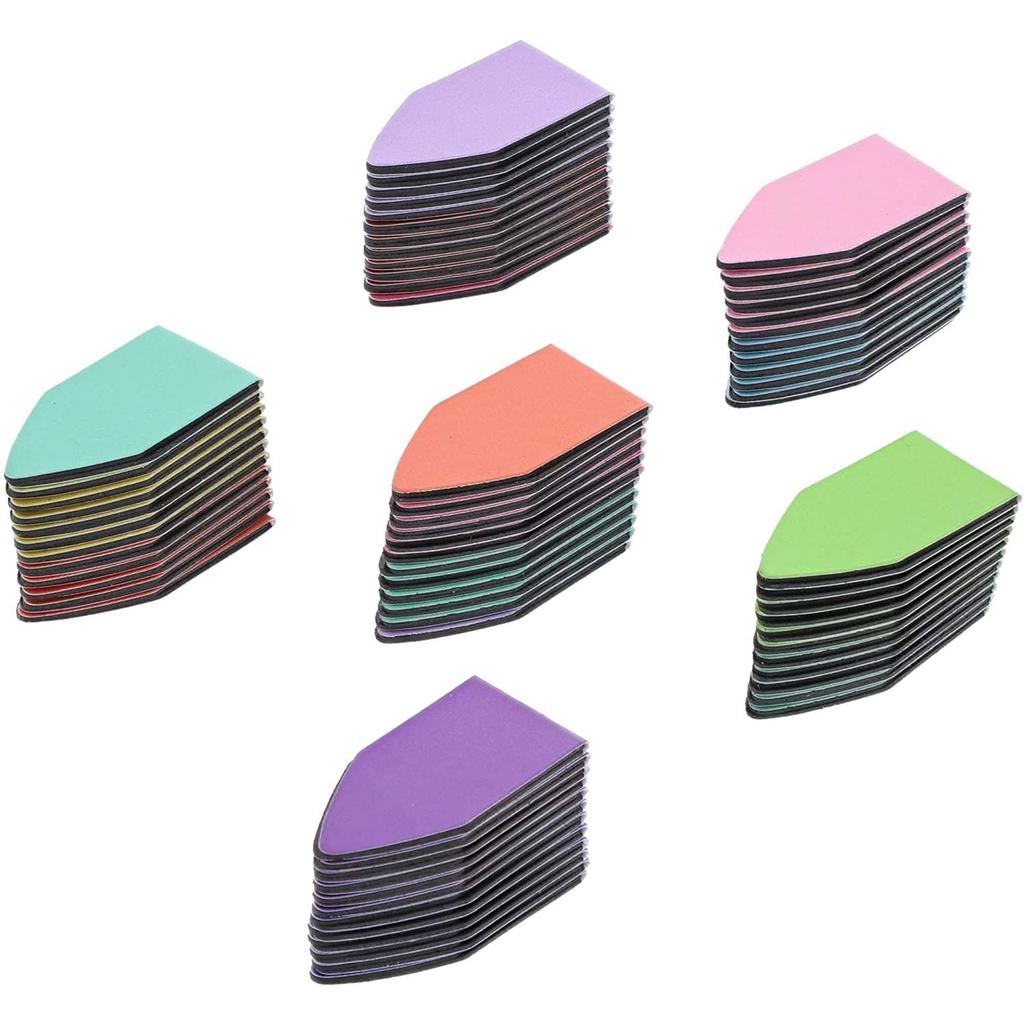 Bright Creations Magnetische Lesezeichen in Regenbogenpfeilform, 72er-Pack, Großkauf, Mini-Magnete, Seitenclip-Marker zum Lesen, 12 Farben x (1 0,5 Zoll)