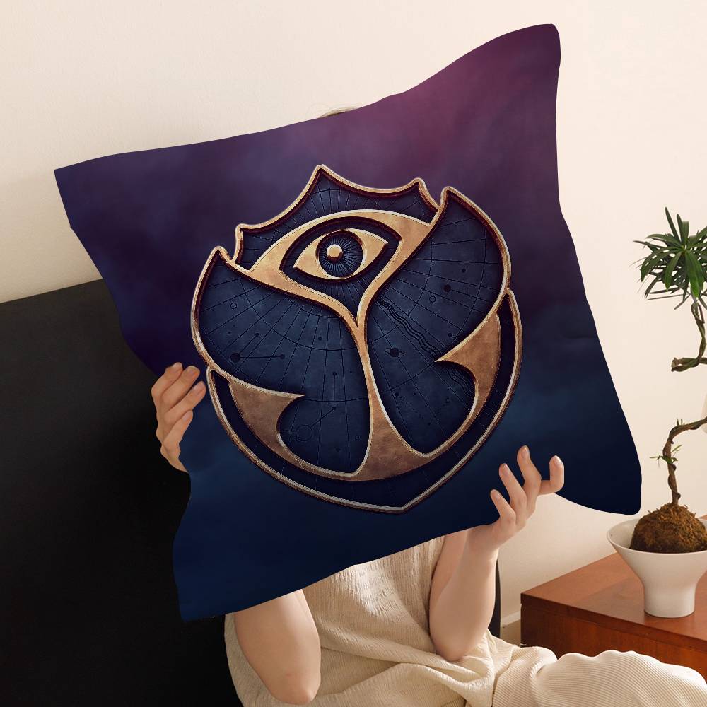 TOMORROWLAND Music Lucky Dragon pillow cover sofa cushion cover home room decoration children gift