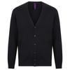 Henbury Mens Lightweight V Neck Cardigan
