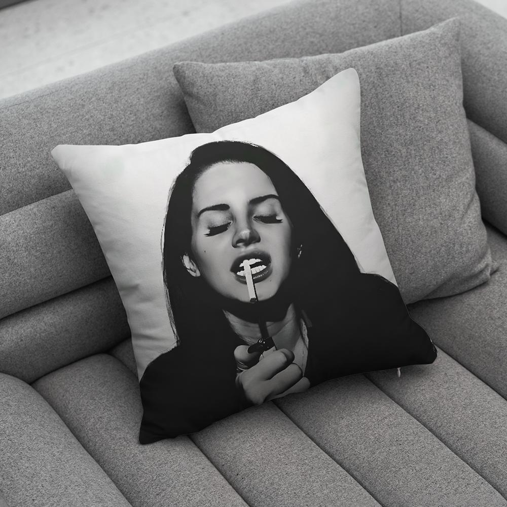 Singer LLana Del Rey Pillow Case Soft Cushion Cases for Farmhouse Sofa Decor Home Decorations and Protector