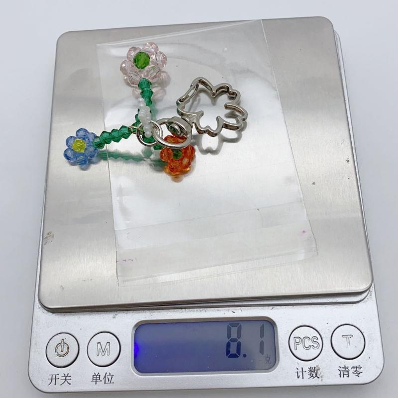 Handmade Beads Keychain Durable Material for Detail Oriented Individuals