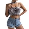 Rhinestones Body Chain Tanks Top Sleeveless Crop Top Body Jewelry Beach Bikini Coverups for Club Party Body Jewelry