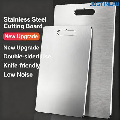 Stainless Steel Anti-slip Cutting Board for Household Use, Double-sided Mold-proof, Environmentally Friendly, Food-grade