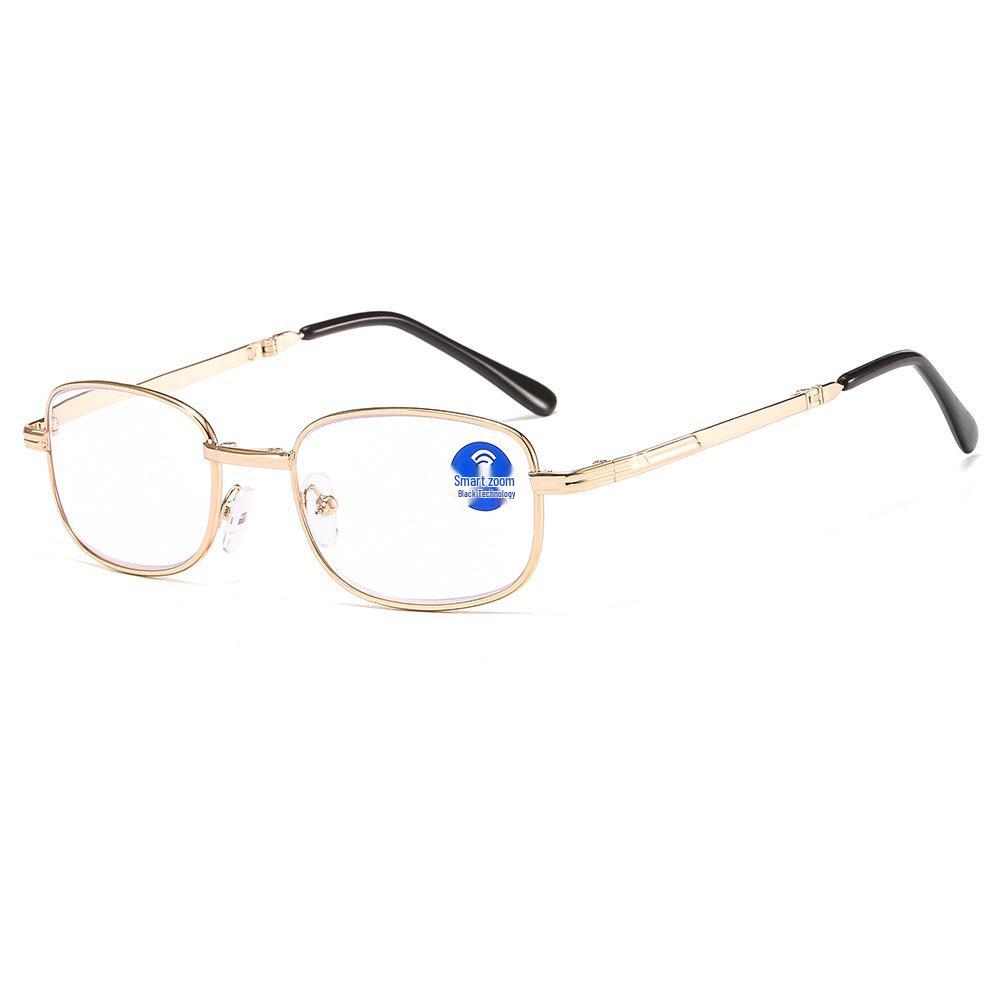 Ultra-Light Bifocal HD Reading Glasses: Foldable Smart Zoom for Men & Women