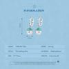 WOSTU 925 Sterling Silver Green Turtle White Pearl Drop Dangle Earrings For Women Summer Beach Jewelry Gift