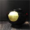 Karin zoni bowl with black with red Echizen made in single item Honpo, lid, Yorokobi, interior, lacquerware, Japan,