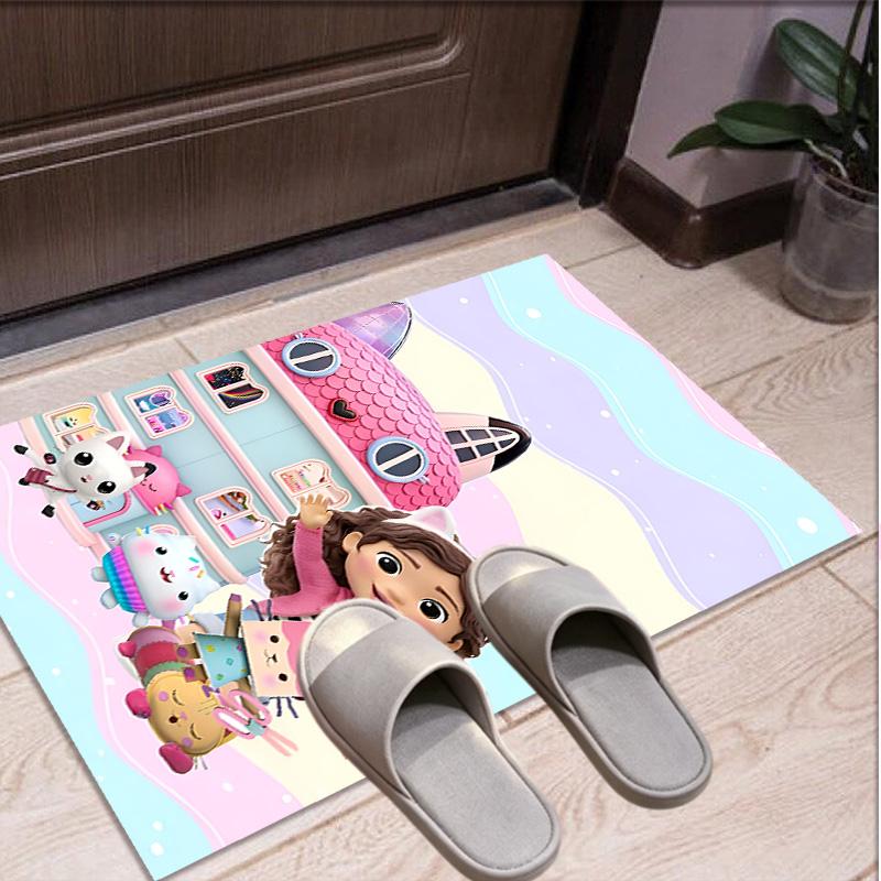 Gabby's Dollhouse Pattern Rug, Indoor/Outdoor Mat, for Picnic, Gameroom, Bedroom, Office, Living Room, Home Decor Carpet, Birthday Gift