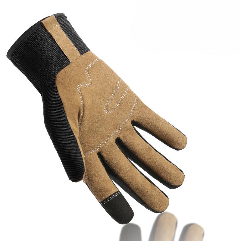 Gardening Protective Gloves Microfiber Anti-slip Wear-resistant Anti Spinning Touch Screen Mechanical Maintenance Garden Work Labor Protection Gloves