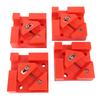 4PCS Corner Clamps Red Color Adjustable 90 Degree Right Angle Spring Clamp for Woodworking