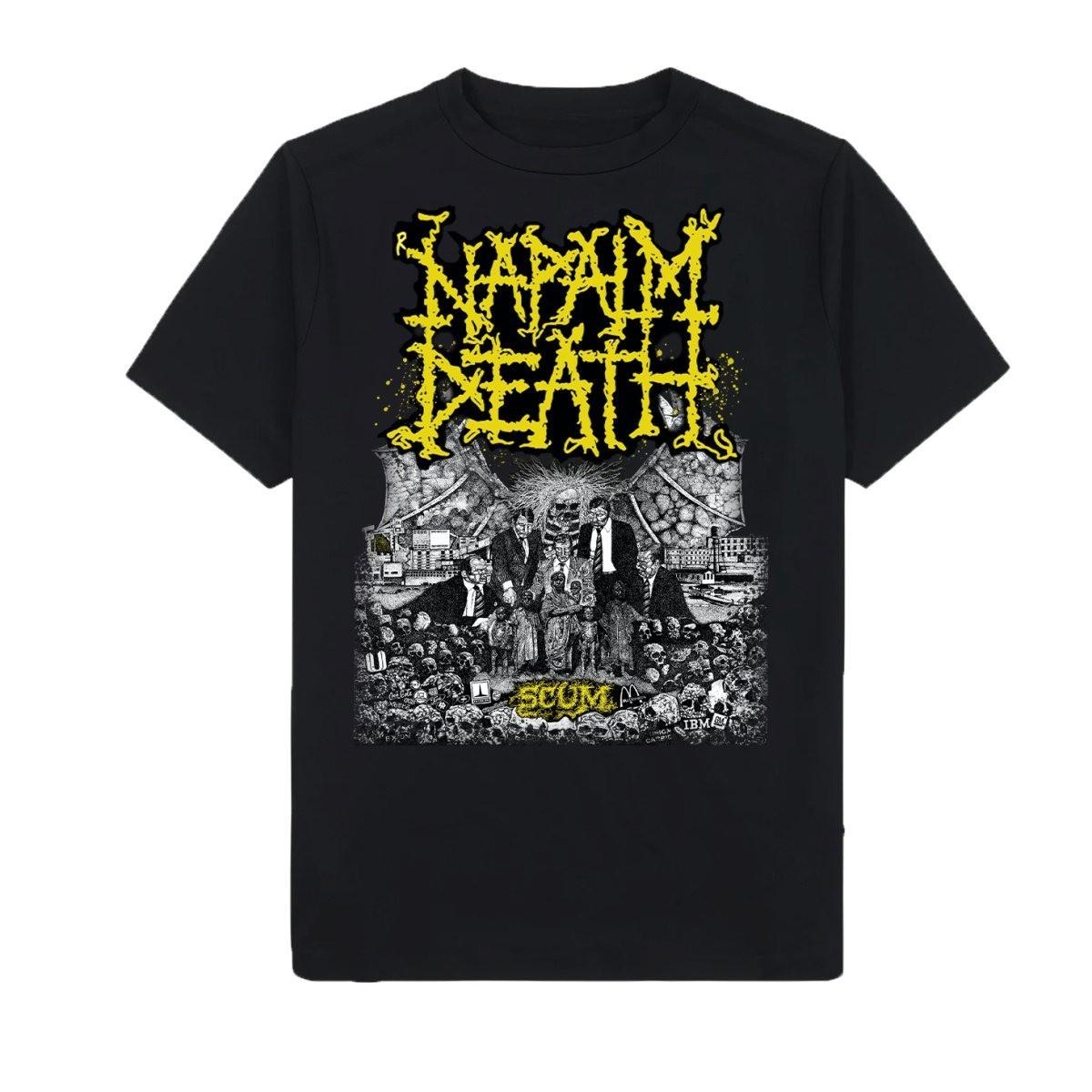Napalm Death -Scum Vintage Unisex T-T-Shirt Cotton S