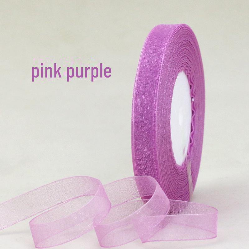 Snow Yarn Ribbon – 1.2cm Decorative Bow for Gift Boxes, Festivals & DIY, 45m