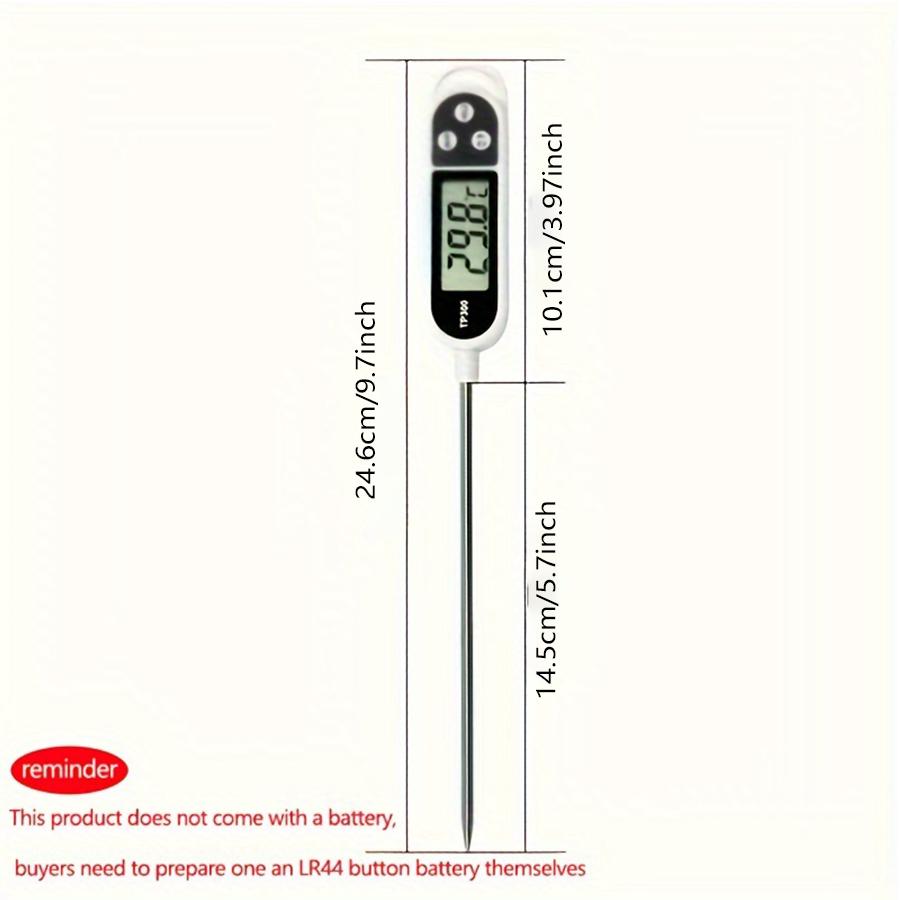 1pc Stainless Steel Probe Cooking Food, Barbecue Stove, Water, Milk, Oil, Liquid Meat, Digital Kitchen Thermometer