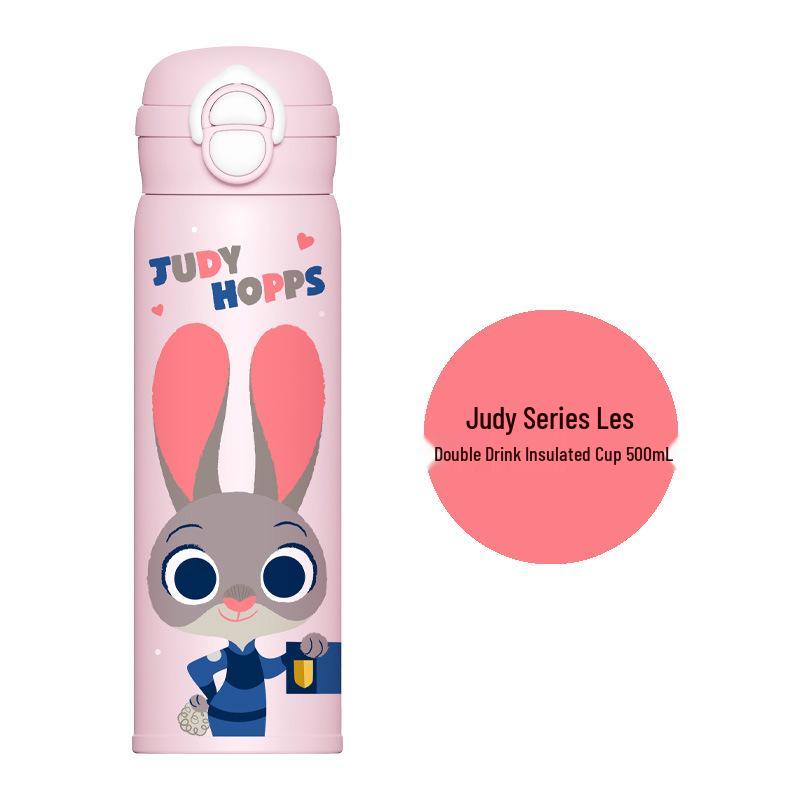 Hello Kitty Insulated Straw Water Bottle for Girls - Cute, Portable, and Perfect for School