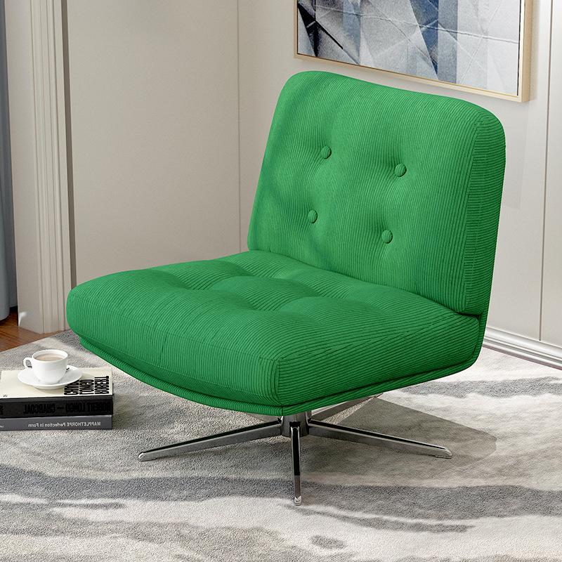 Lingge Tech Fabric Reclining Sofa Chair - Light Luxury for Living Room and Balcony