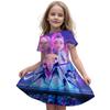 Girls Fly Sleeve Nightgown Girls Milk Silk Dresses