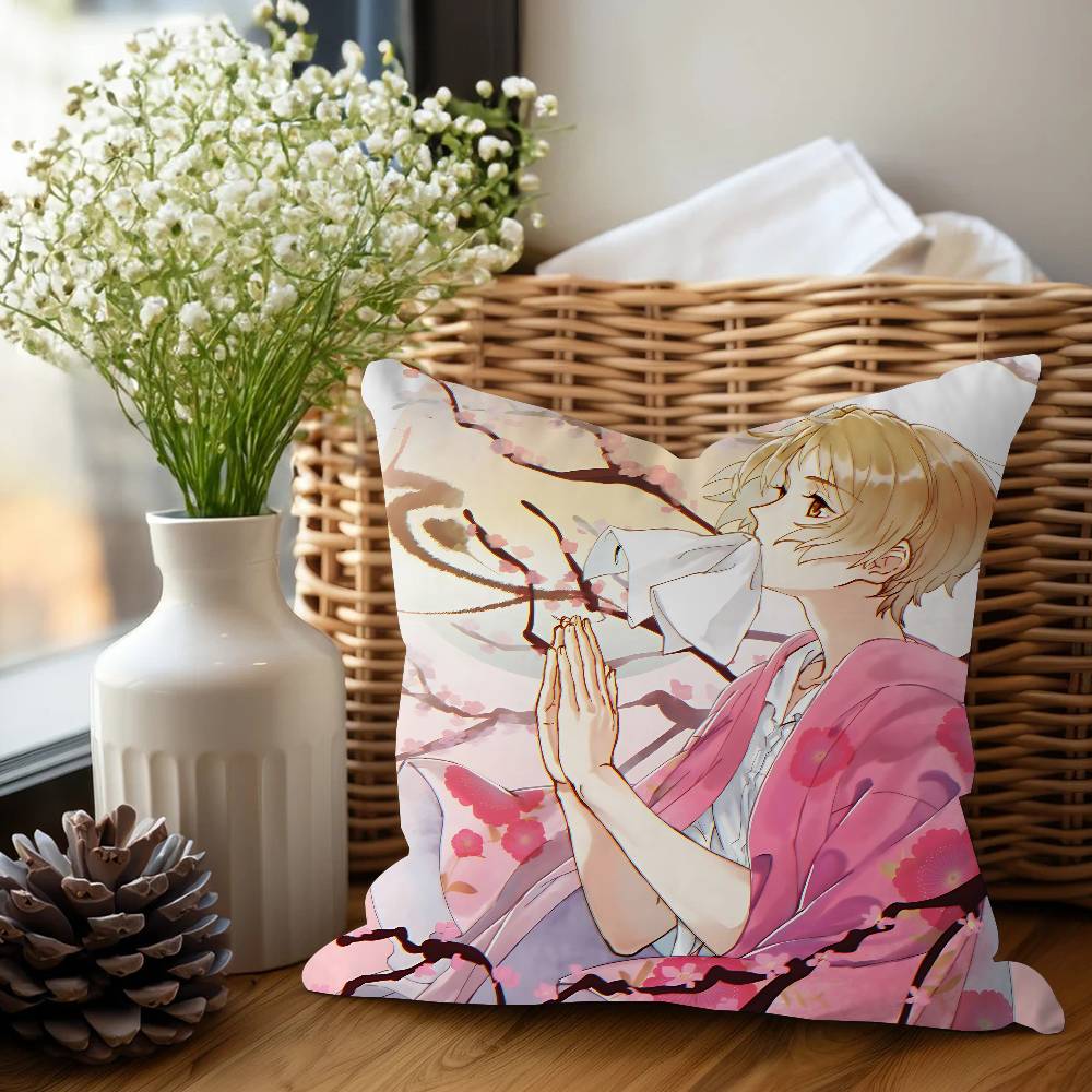 Natsume Takashi Anime Örngott Soffkuddfodral Heminredning Barn Present