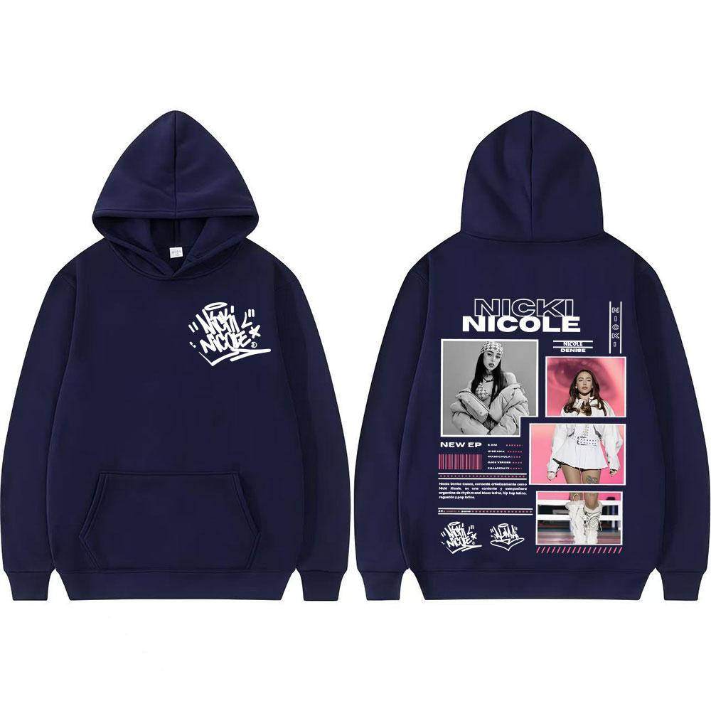Grafik-Kapuzenpullover Singer Nicki Nicole Album Tour 2025, Vintage-Mode für Männer und Frauen, Kapuzenpullover von