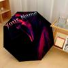 Custom Text Automatic 8 Bone Umbrella, Portable Sun Rain Protection UmbrellaScream Ghostface