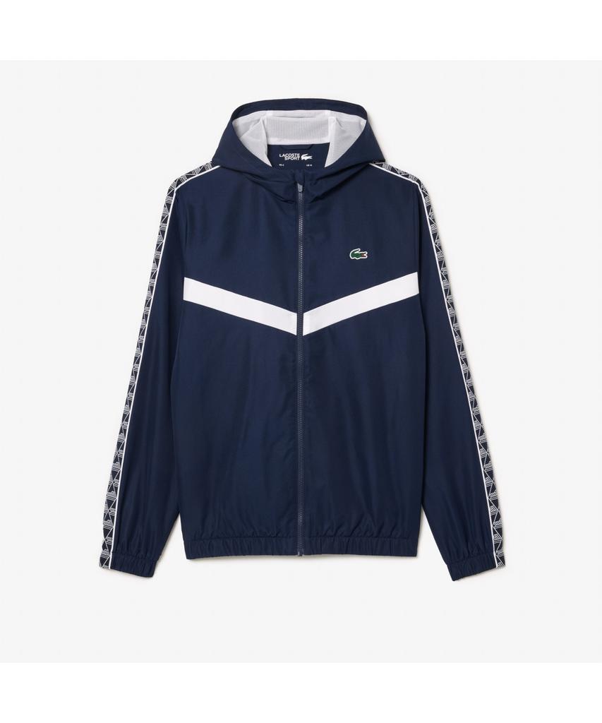 Lacoste Men'S Monogram Pattern Windbreaker Bh2538-54N 525