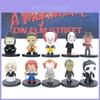 Conjunto de 10 Figuras de PVC de Personagens de Filmes de Terror Chucky, Coringa, O Corvo e Mais!