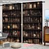 2pc   Drapes Bookshelf Skull Floral Candles Machine Washable Polyester  Without Electricity Family Party Suitable for Carnival
