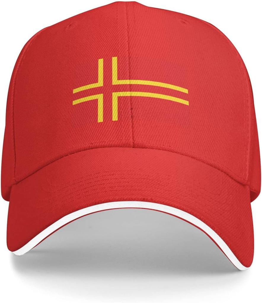 Flag of Normandy French Region Print Baseball Cap Polyester Adjustable Outdoor Dad Hat for Men Women
