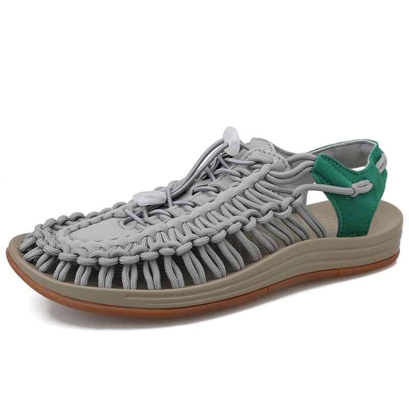 Men's Woven Casual Beach & Outdoor Sandals - Roman Style Water & Wading Shoes