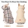 NONOR Winter Dog Jacket Waterproof Cozy Dog Clothes for Medium Large Dogs Warm Dog Coat French Bulldog Labrador Costume