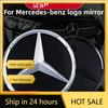 C200 E200 Dla Mercedes Benz Dla Mercedes-Benz W164 Klasa ML Przed 2013 185mm 3D ABS logo Gwiazda logo na przednią kratkę odznaka lustro