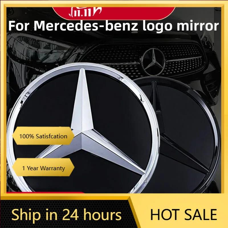 C200 E200 Dla Mercedes Benz Dla Mercedes-Benz W164 Klasa ML Przed 2013 185mm 3D ABS logo Gwiazda logo na przednią kratkę odznaka lustro