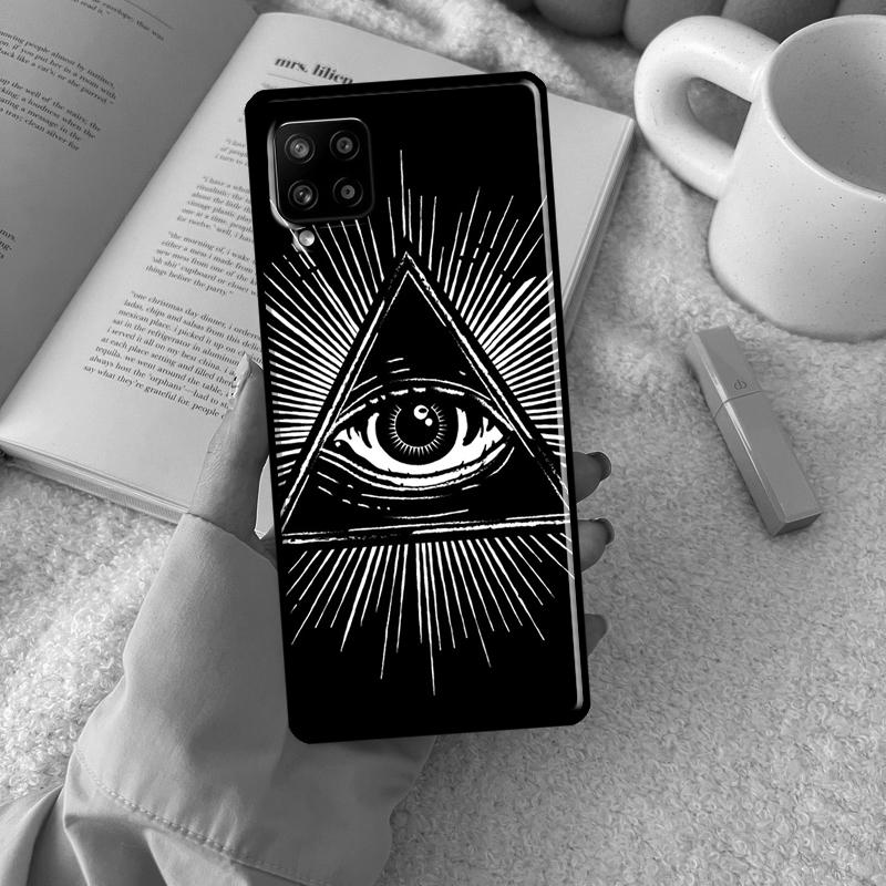 Illuminati Eye Occult Pyramid For Samsung Galaxy A54 A34 A14 A52 A32 A12 A13 A33 A53 A15 A16 A26 A36 A56 A06 A35 A55 Case
