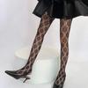 Women'S Black Sexy Lace Fishnet Floral Hollowed-Out Tights Lolita Sweet Silk Stockings Jk Shaping Personality Mesh Pantyhose