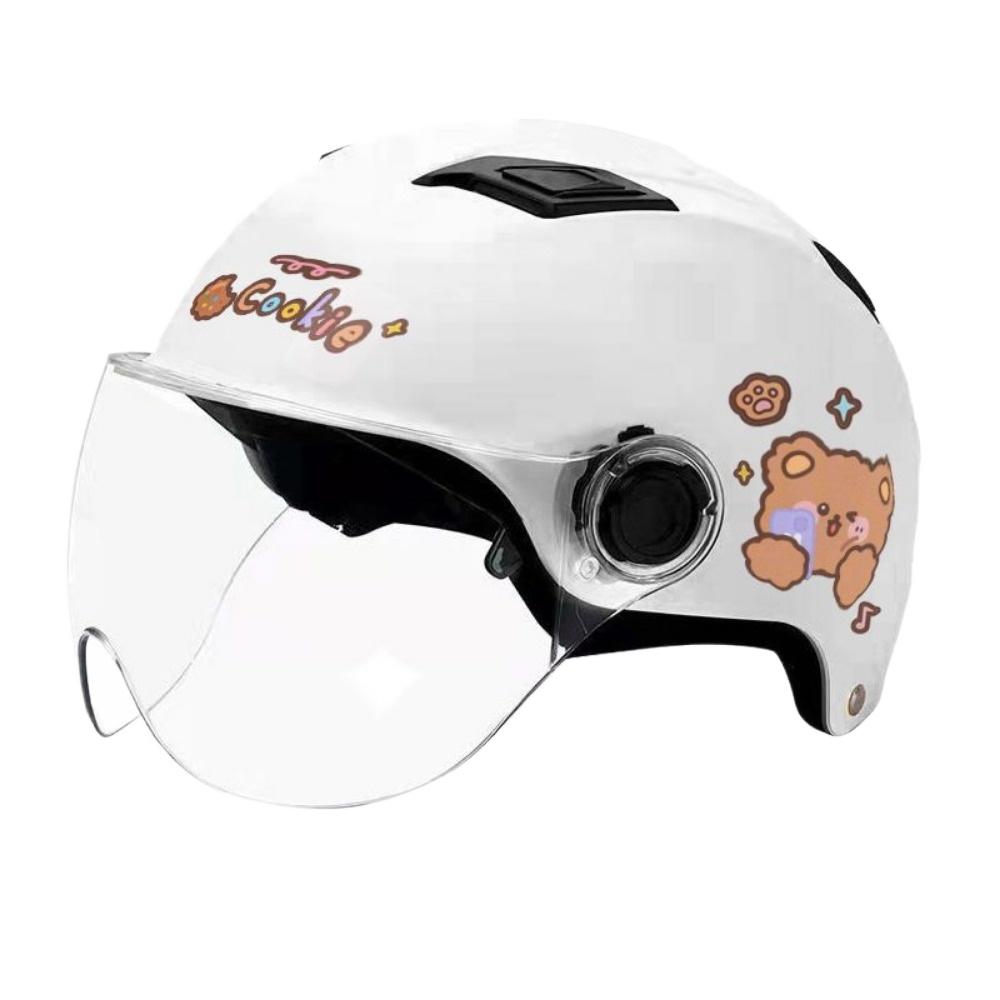 Cat Ears Electric Car Helmet Men and Women Half Helmet