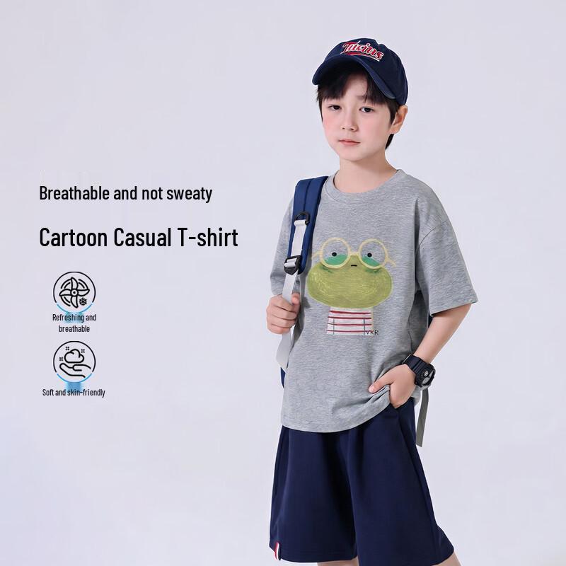 YOYO Fairy Tale Boys Cotton Short-Sleeve T-Shirt 120