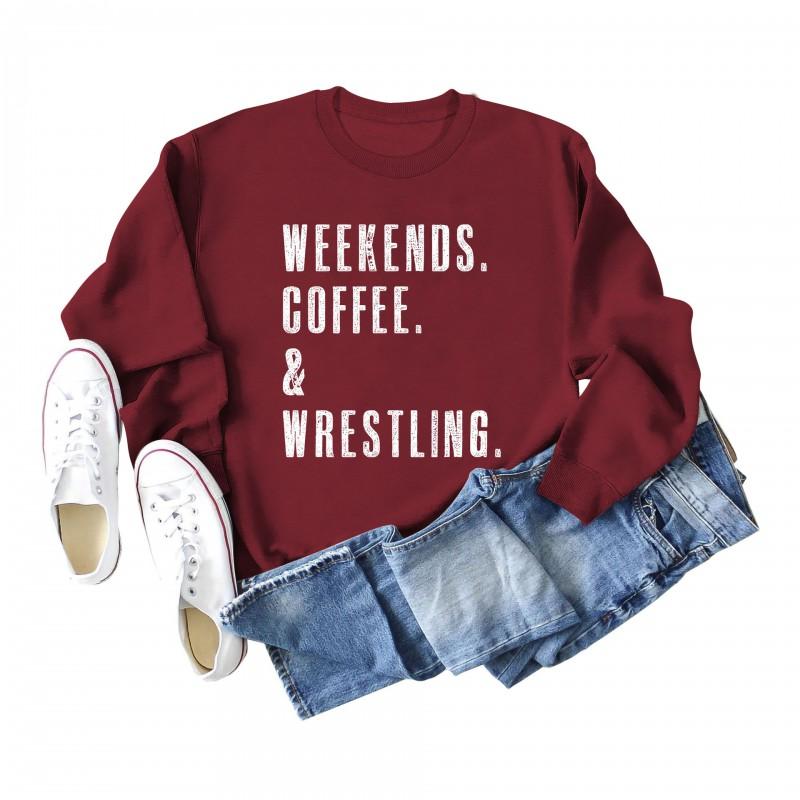 O-Neck Oversized Long Sleeve Hoodie Women - Streetwear Graphic Print Cotton Sweatshirt Winter