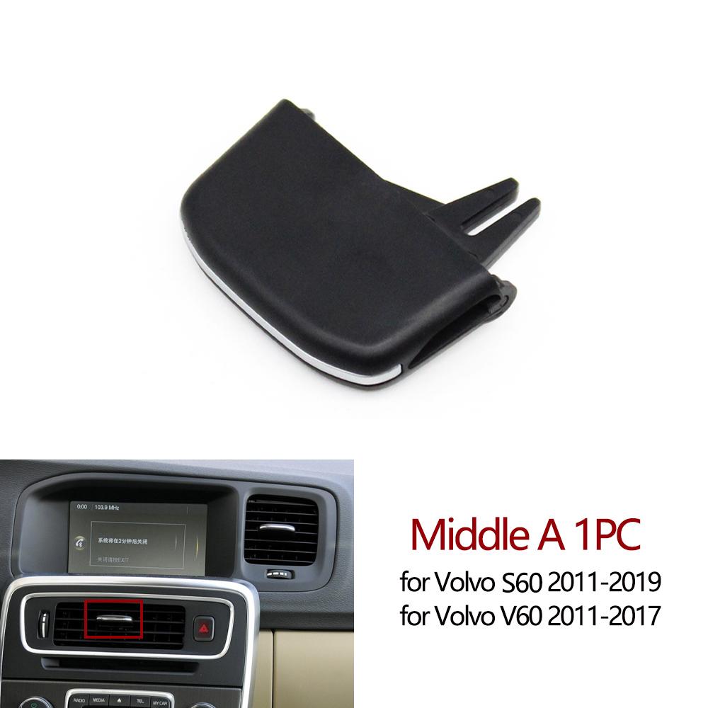 Car Accessories Front Air Conditioning Air Vent Outlet Tab Clip Slider For Volvo S60 V60 2011 2012 2013 2014 2015 2016 2017 2018