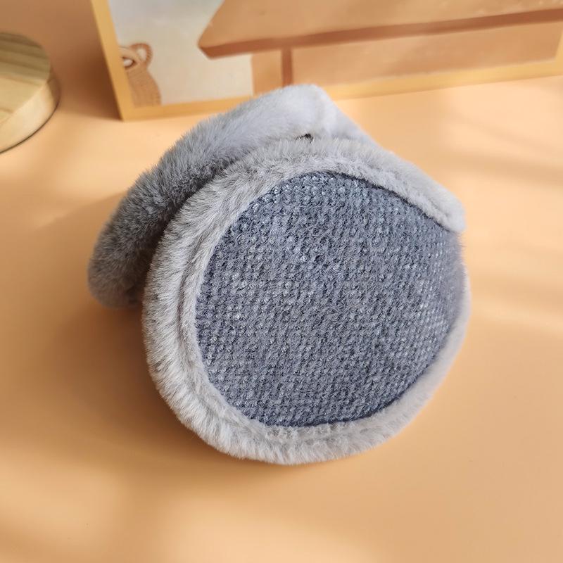 Korean Style Cute Women's Winter Earmuffs - Thick, Lined, Warm, Anti-Freeze Ear Protectors