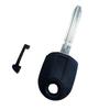 10PCS/lot New Replacement Transponder Key Shell Case Fob TOY43R Blade Fit For ISUZU Car key shell