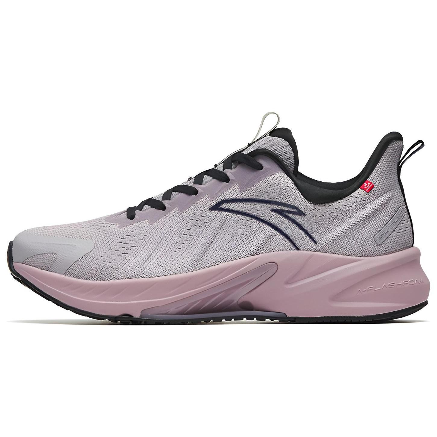 

New Anta Rocket 4.0 Advanced Training Collection Breathable Low Top Running Shoes Women s Gray Black Purple 122245530-6 35.5