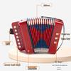 Children's Educational 7-Key Accordion with 2 Bass - Beginner's Musical Instrument & Learning Toy