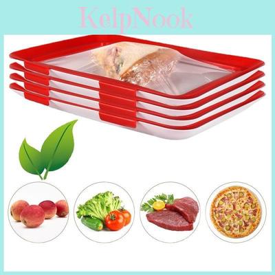 Vacuum Food Storage Container With Sealing Lid For Refrigerator Organization